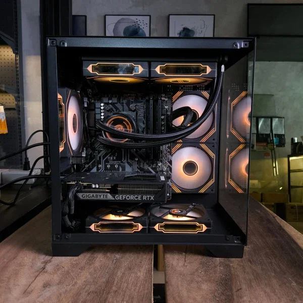 KIMPC - PC Build R5 5600, RX 580 8GB, 16GB RAM, 512GB NVMe, Pink Case
